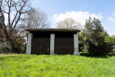 Parc du Limancet St Medard grange.